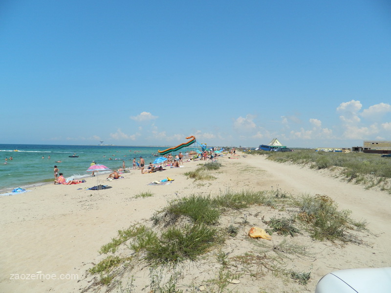 Дикий пляж. Крым. Евпатория. Заозёрное