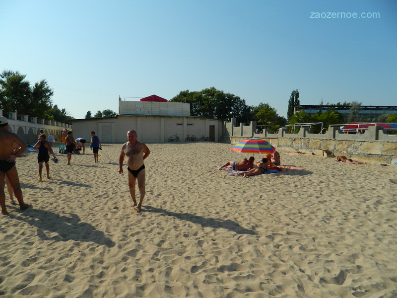 Пляжи Крыма. Заозёрное